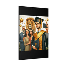 Load image into Gallery viewer, Graduation Canvas Wall Art, Family Celebration, Proud Graduate Gift, Personalized Home Decor, Customizable Art Piece

