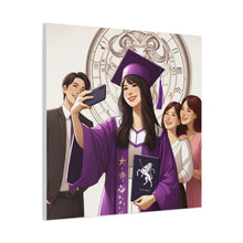 Load image into Gallery viewer, Graduation Canvas Art Print, Perfect Gift for Graduates, Wall Decor for Celebration, Home Office Decoration, Unique Graduation Gift
