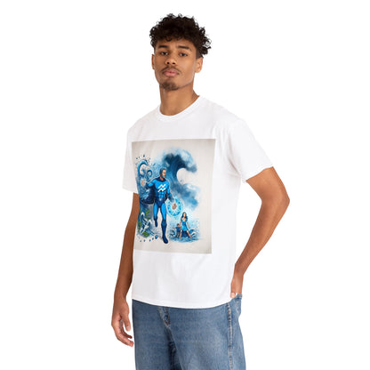 Aquarius Father's Day (1) Unisex Heavy Cotton Tee