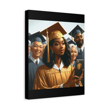 Load image into Gallery viewer, Graduation Canvas Art, Graduation Gift for Her, High School Graduation Decor, College Grad Wall Art, Inspirational Graduation Gift
