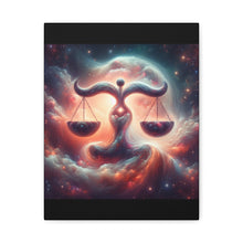 Load image into Gallery viewer, Cosmic Balance Canvas, Wall Art, Astrology Decor, Libra Artwork, Spiritual Decor, Home Decor
