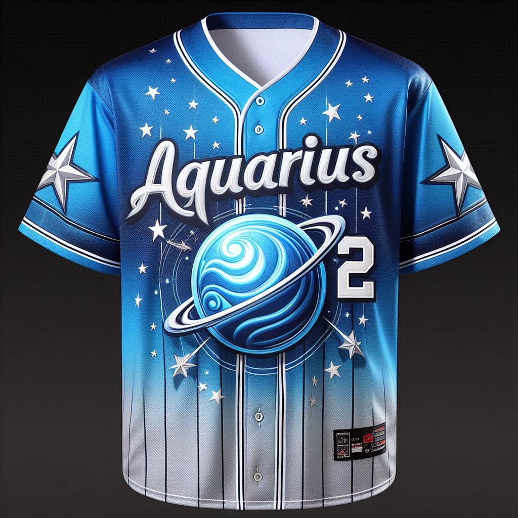 Team Aquarius Baseball Jersey