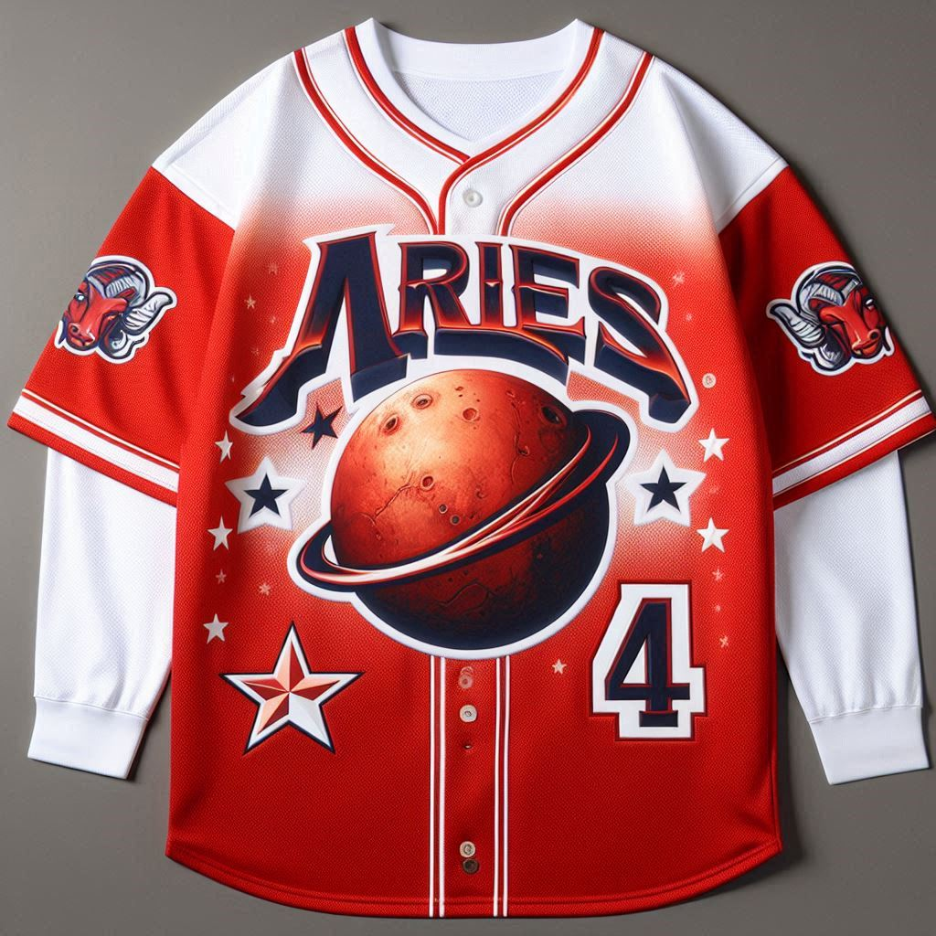 Team Aries Baseball Jersey