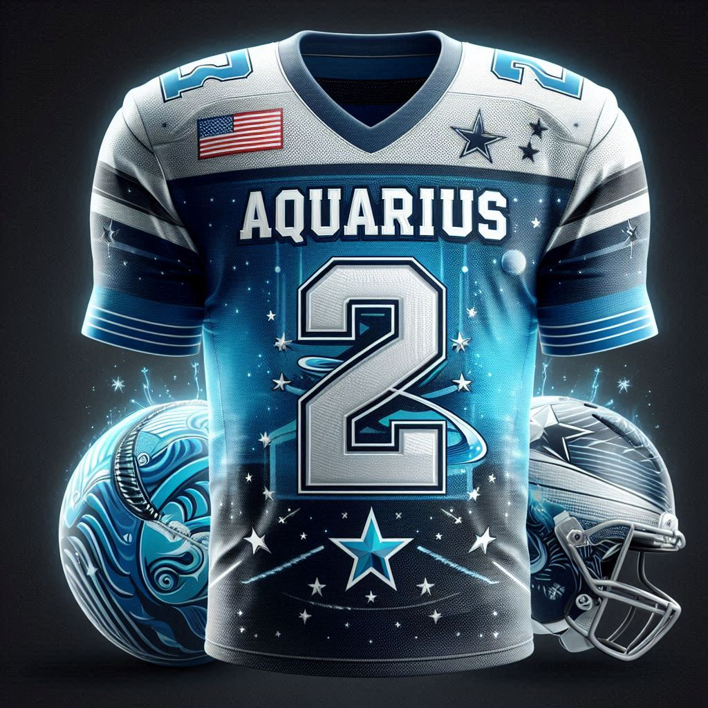 Team Aquarius Football Jersey