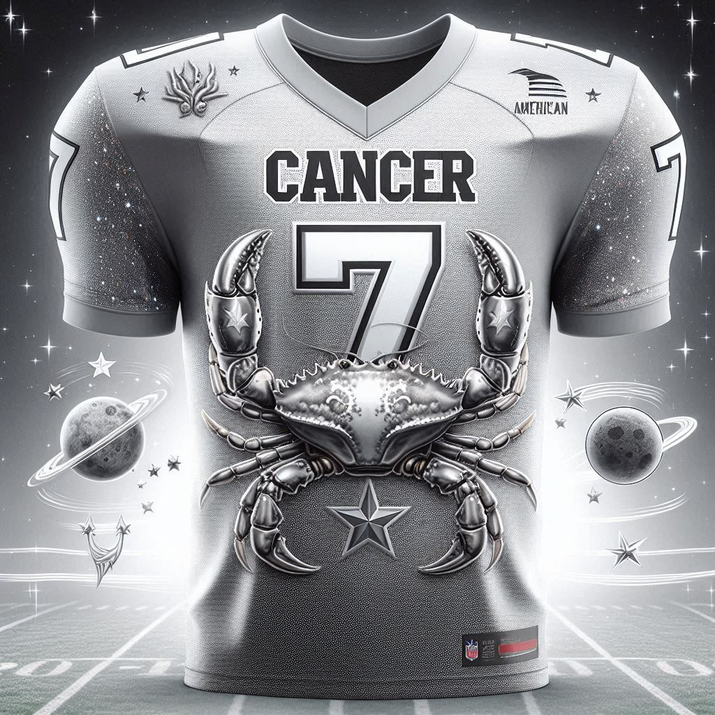 Team Cancer Football Jersey