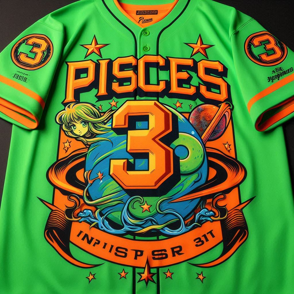 Team Pisces Baseball Jersey