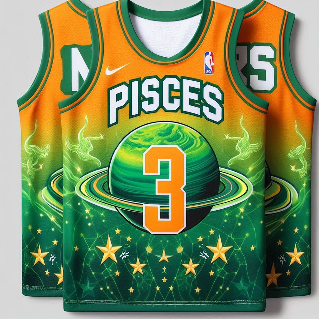 Team Pisces Basketball Jersey