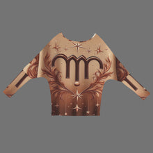 Load image into Gallery viewer, Designer (12) Virgo Casual Long Batwing Sleeve Off Shoulder Sweater
