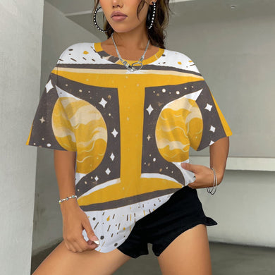 Gemini Round Neck Loose T-Shirt