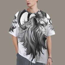 Load image into Gallery viewer, Capricorn Round Neck Loose T-Shirt (Rough Sketch) 4
