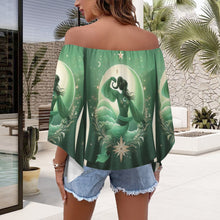 Load image into Gallery viewer, Designer (12) Taurus Off Shoulder Trumpet Sleeve Blouse
