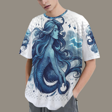 Load image into Gallery viewer, Aquarius Round Neck Loose T-Shirt (Rough Sketch)
