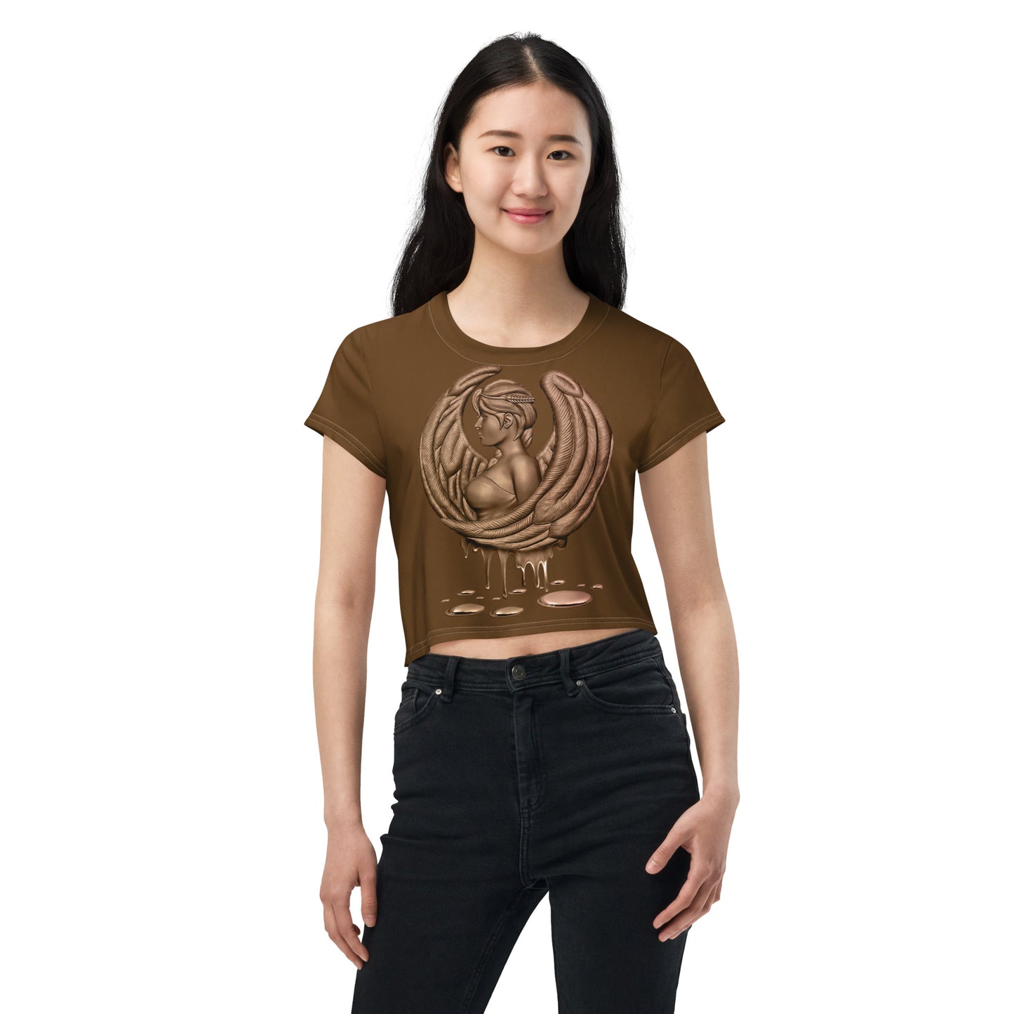 Virgo (G2) All-Over Print Crop Tee