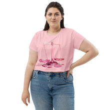 Load image into Gallery viewer, Libra (G2) All-Over Print Crop Tee
