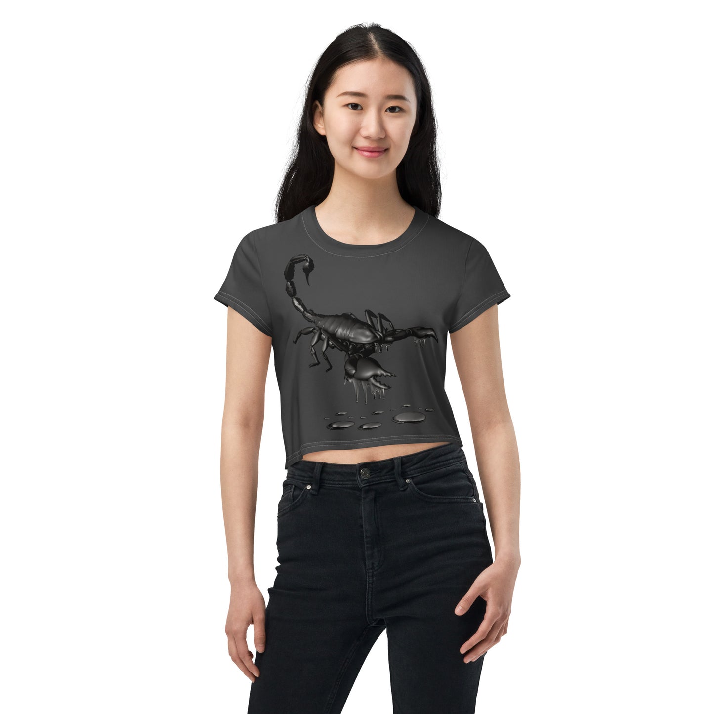 Scorpio (G2) All-Over Print Crop Tee