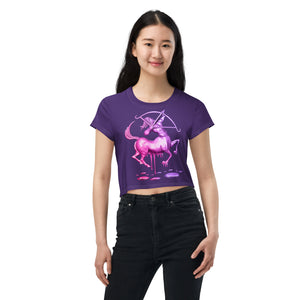 Sagittarius (G2) All-Over Print Crop Tee