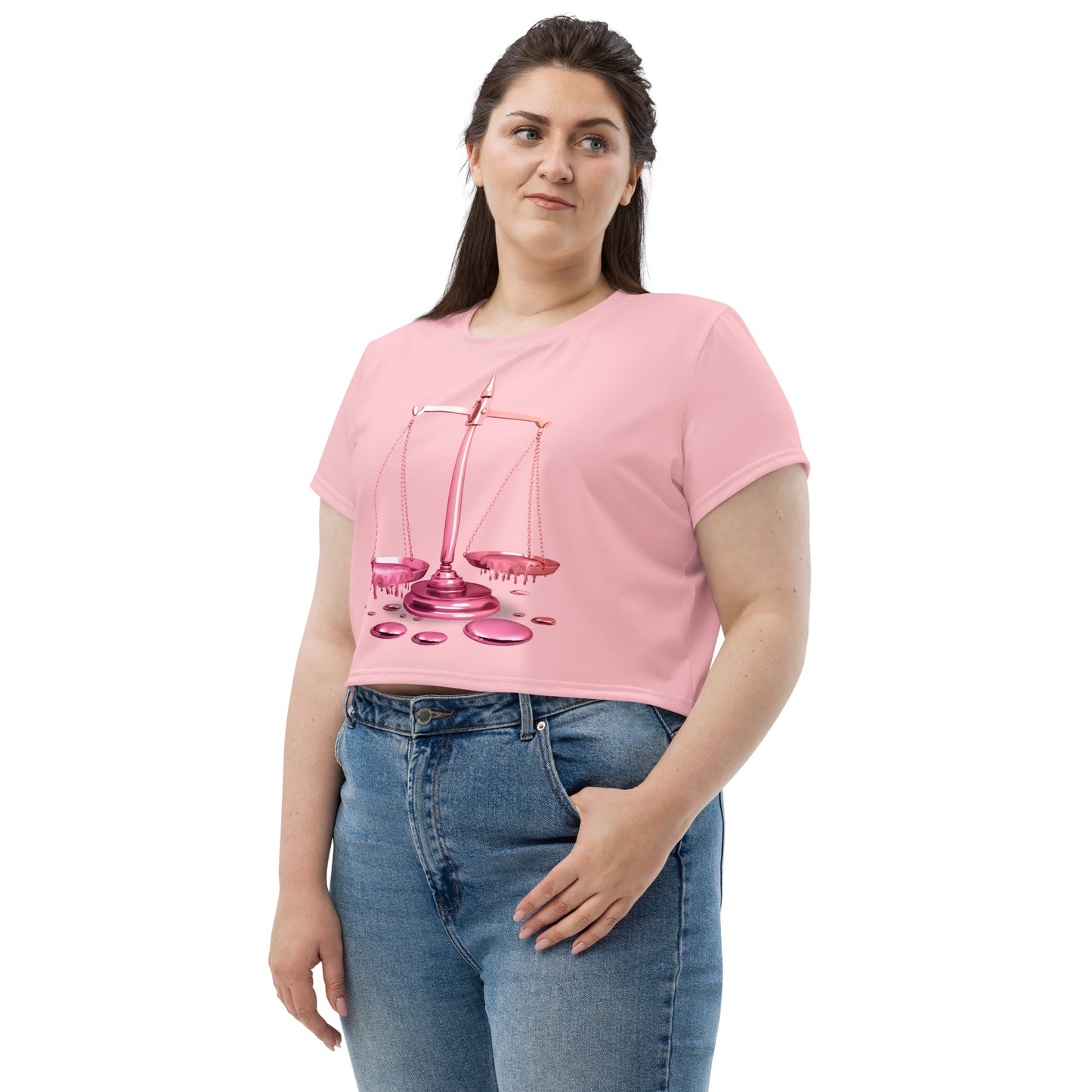 Libra (G2) All-Over Print Crop Tee