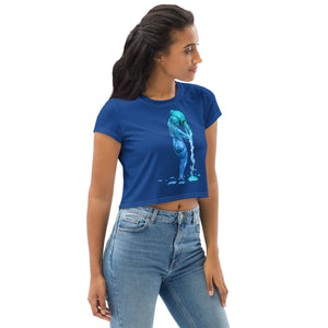 Aquarius (G2) All-Over Print Crop Tee