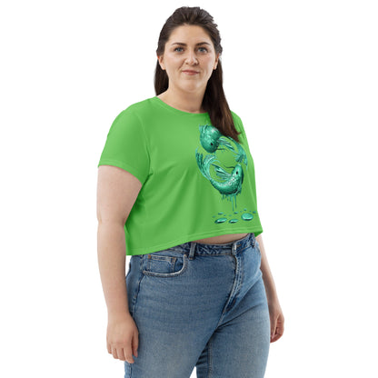 Pisces (G2) All-Over Print Crop Tee