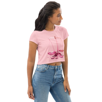 Libra (G2) All-Over Print Crop Tee