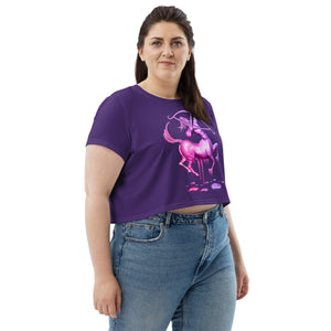 Sagittarius (G2) All-Over Print Crop Tee