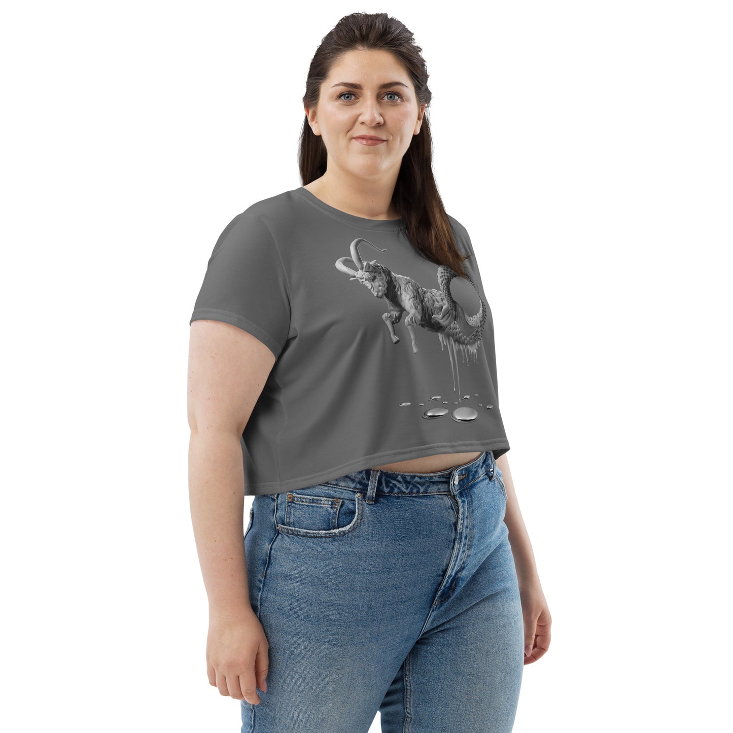 Capricorn (G2) All-Over Print Crop Tee