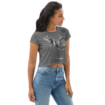 Capricorn (G2) All-Over Print Crop Tee