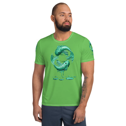 Pisces (G2) All-Over Print Men's Athletic T-shirt