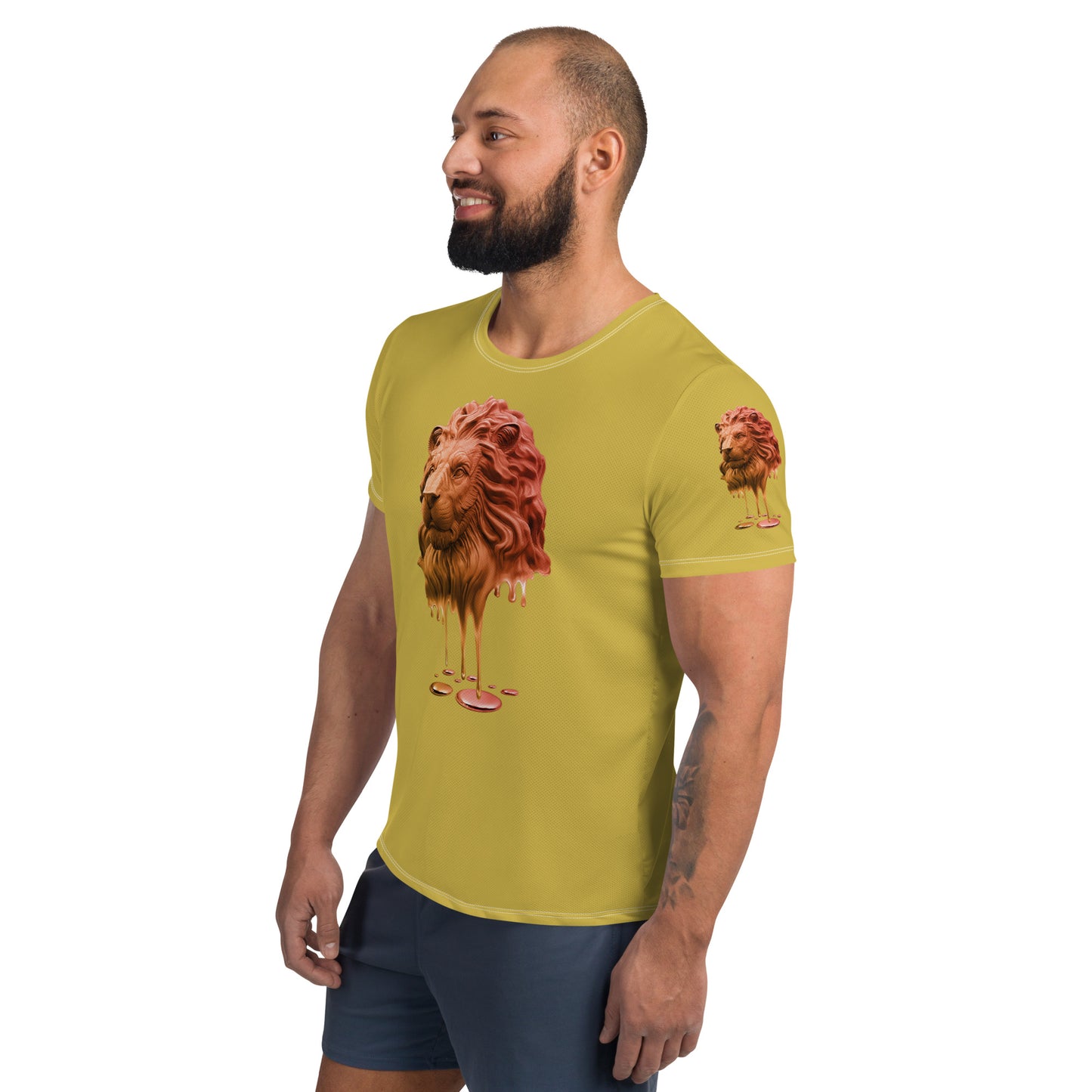 Leo (G2) All-Over Print Men's Athletic T-shirt