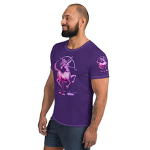 Load image into Gallery viewer, Sagittarius (G2) All-Over Print Men&#39;s Athletic T-shirt
