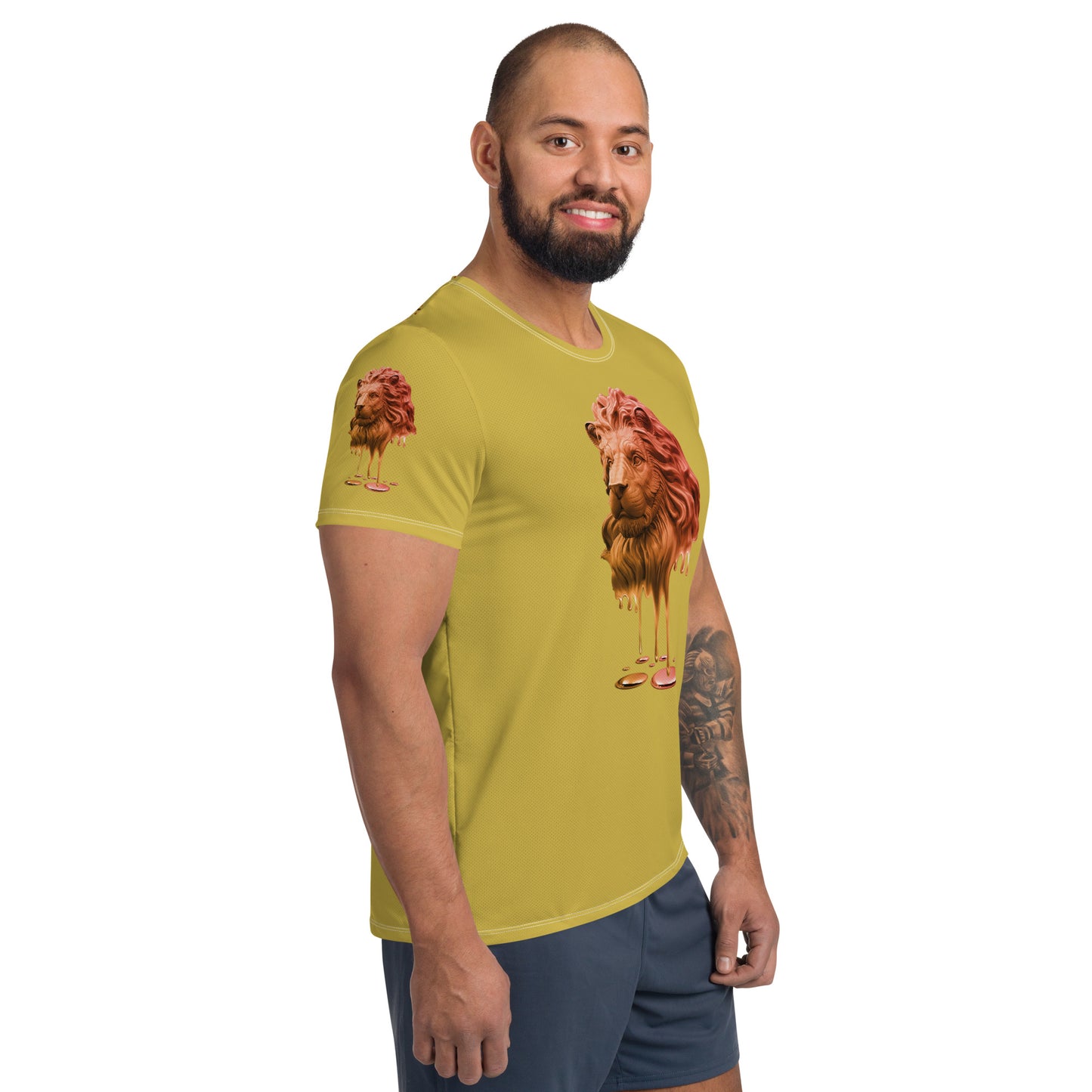 Leo (G2) All-Over Print Men's Athletic T-shirt