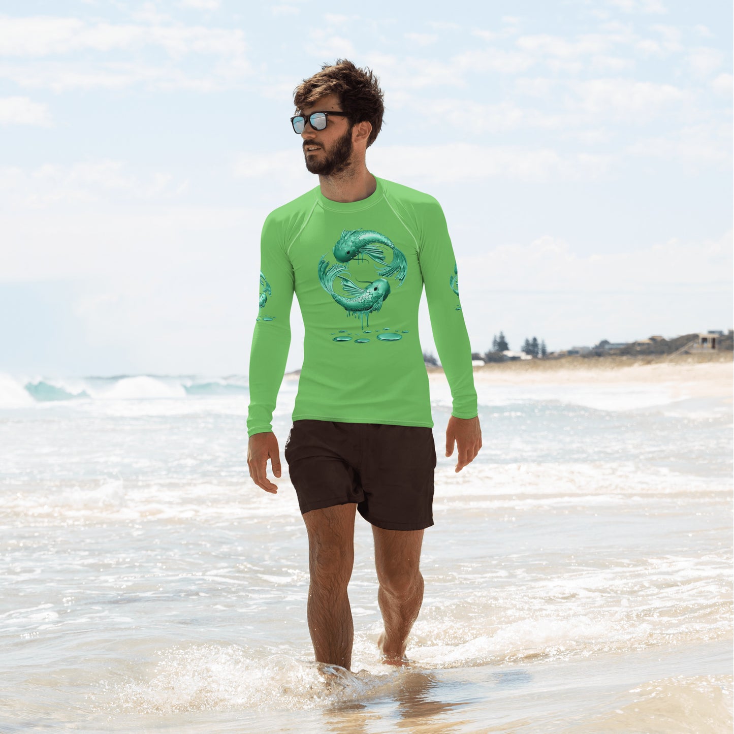 Pisces (G2) Men's Rash Guard