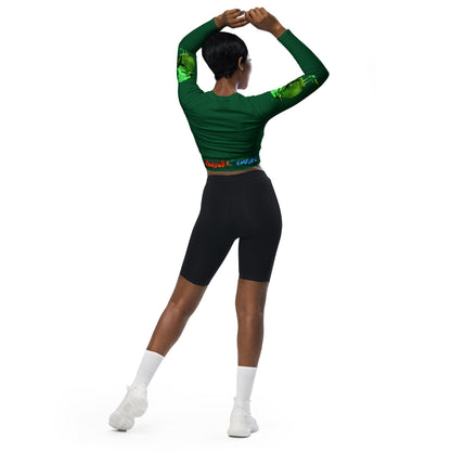 Taurus (G2) Recycled long-sleeve crop top