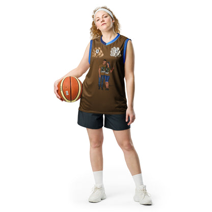 Birthday Virgo Recycled unisex basketball jersey