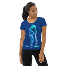 Load image into Gallery viewer, Aquarius (G2) All-Over Print Women&#39;s Athletic T-shirt
