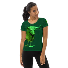 Load image into Gallery viewer, Taurus (G2) All-Over Print Women&#39;s Athletic T-shirt
