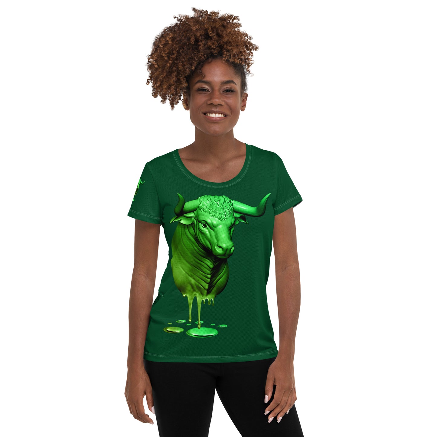 Taurus (G2) All-Over Print Women's Athletic T-shirt