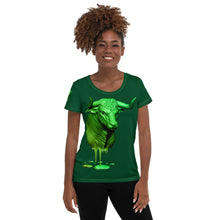 Load image into Gallery viewer, Taurus (G2) All-Over Print Women&#39;s Athletic T-shirt
