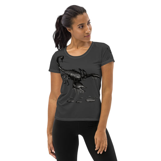 Scorpio (G2) All-Over Print Women's Athletic T-shirt