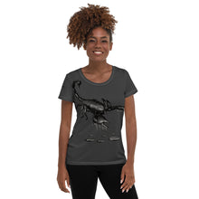 Load image into Gallery viewer, Scorpio (G2) All-Over Print Women&#39;s Athletic T-shirt
