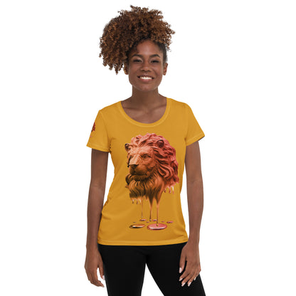 Leo (G2) All-Over Print Women's Athletic T-shirt