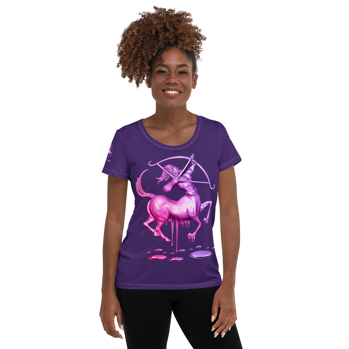 Sagittarius (G2) All-Over Print Women's Athletic T-shirt