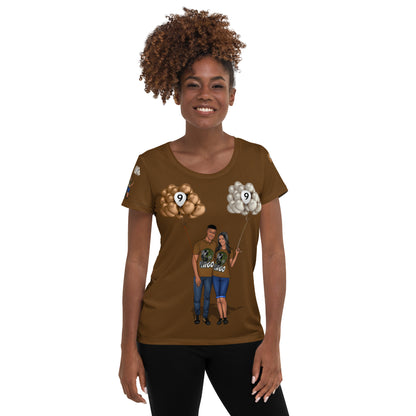 Birthday Virgo All-Over Print Women's Athletic T-shirt