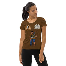 Load image into Gallery viewer, Birthday Virgo All-Over Print Women&#39;s Athletic T-shirt
