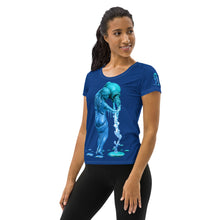 Load image into Gallery viewer, Aquarius (G2) All-Over Print Women&#39;s Athletic T-shirt
