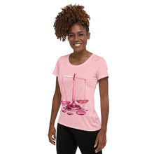 Load image into Gallery viewer, Libra (G2) All-Over Print Women&#39;s Athletic T-shirt
