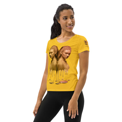 Gemini (G2) All-Over Print Women's Athletic T-shirt