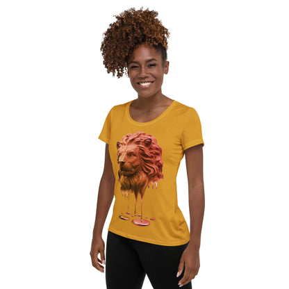 Leo (G2) All-Over Print Women's Athletic T-shirt