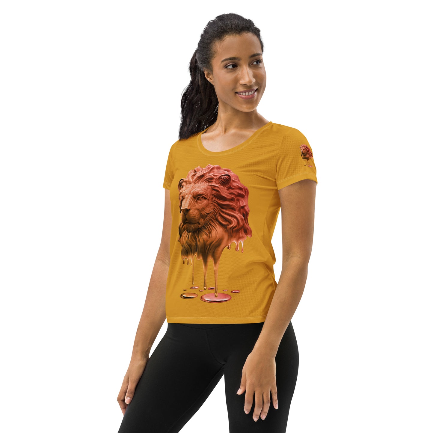 Leo (G2) All-Over Print Women's Athletic T-shirt