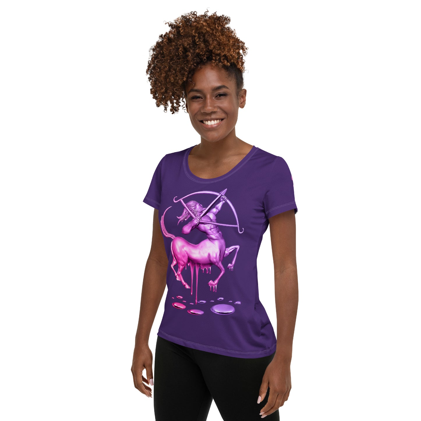 Sagittarius (G2) All-Over Print Women's Athletic T-shirt